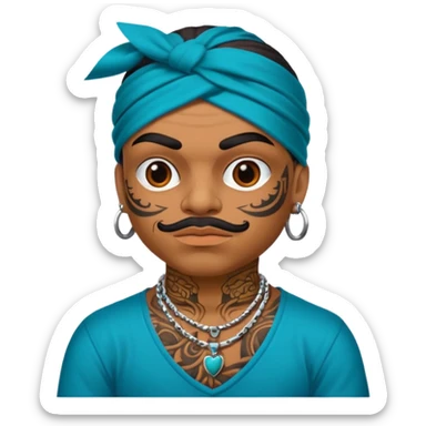 mach mir pepe emotes für twitch im chicano style sticker