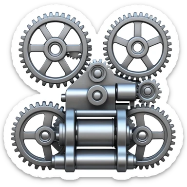 i want a emoji that describes a minibaja power Train sticker