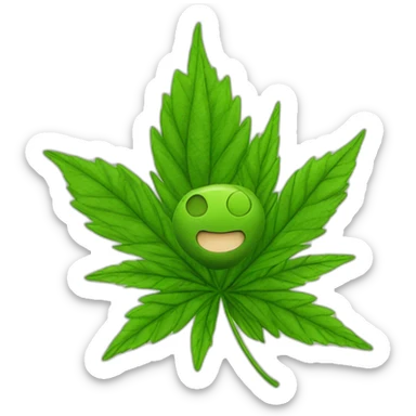 Doobie weed sticker