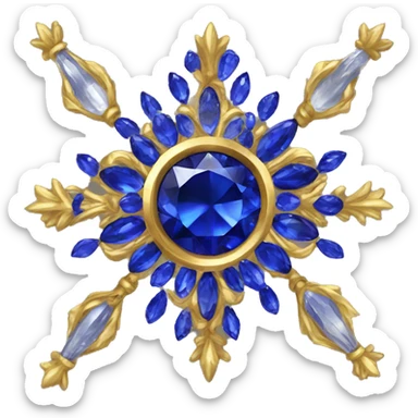 curonne avec plusieurs sapphire sticker