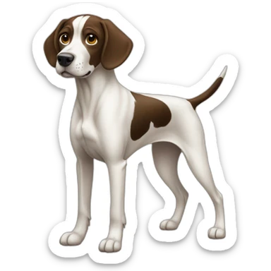 Pointer Dog Full Body sticker