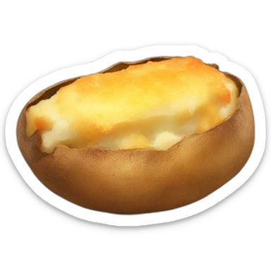 Baked potato sticker