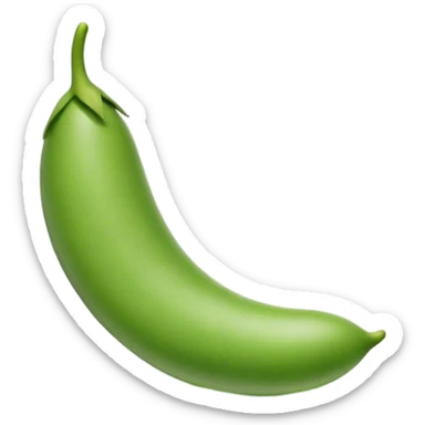 bean pods sticker