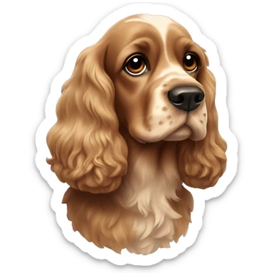 Cocker spaniel sticker