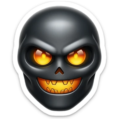 Create an emoji of doom with the sigma cool look sticker