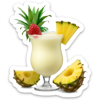 piña colada sticker