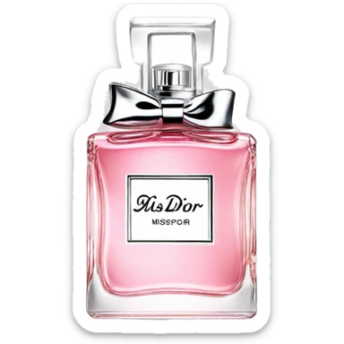 miss dior perfum sticker