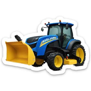 New Holland snowblower tractor  sticker