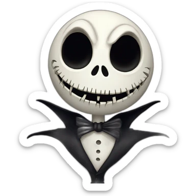 Jack skellington sticker