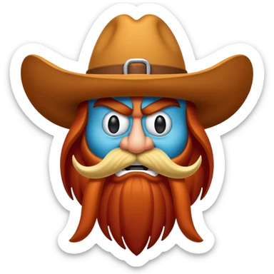 yosemite sam sticker