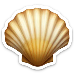 seashell necklace sticker