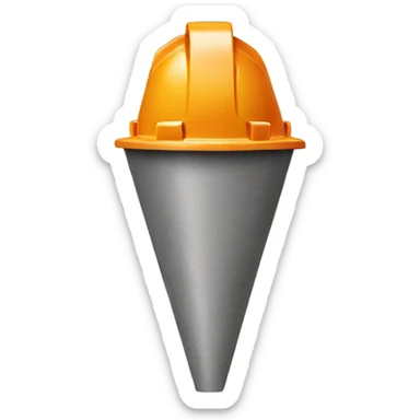 Cone de chantier sticker