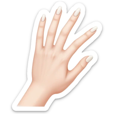 fingering hand sticker