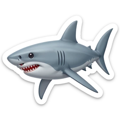 A shark with star emoji🦈⭐️ sticker