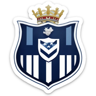 Escudo rayados monterrey fútbol sticker