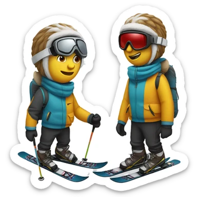 Ski Aggu sticker