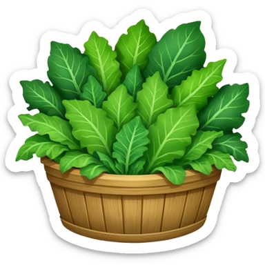 Leafy greens sticker