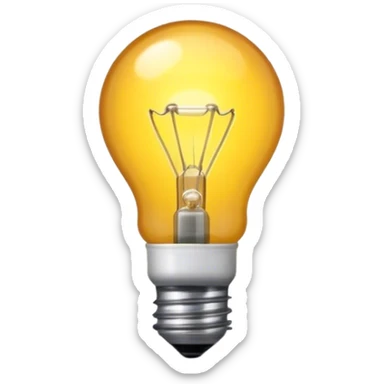 closet light bulb sticker