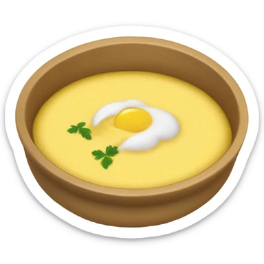 mamaliga traditional romanian food sticker