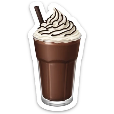 milkshake chocolate oreo sticker