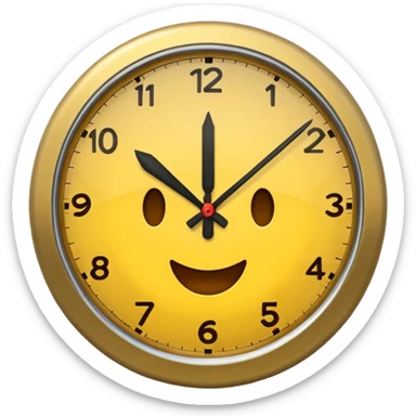 emoji reloj sticker