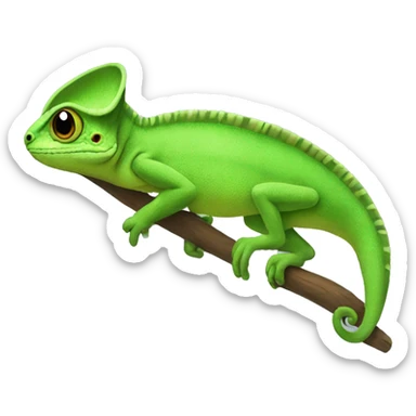 Camaleon green sticker