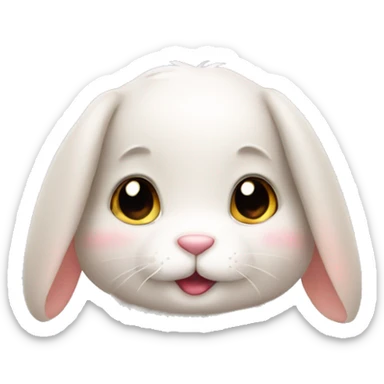 cute bunny sticker