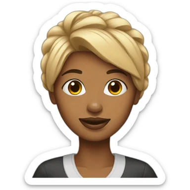 Woman-with-yorkie sticker