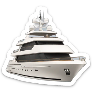 a luxury yacht sticker