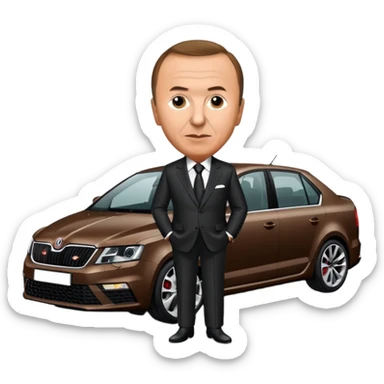 Recep Tayyip Erdoğan Skoda Octavia rs kullanıyor sticker