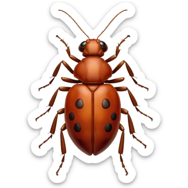 bedbug insect sticker