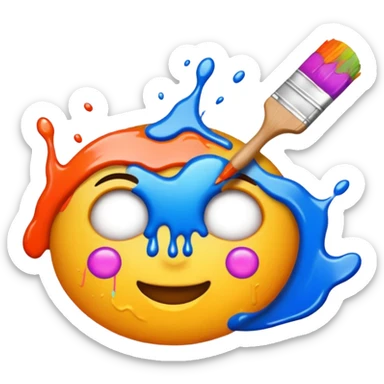 paint drawing sticker