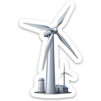 Wind turbine  sticker