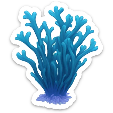 blue seaweed sticker