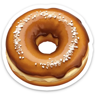 cinnamon sugar donut sticker