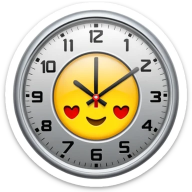 un reloj de luz sticker