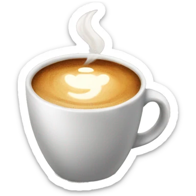 Coffee sticker