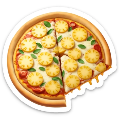 pineapple on pizza sticker