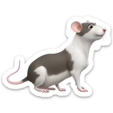 Rat dating a dog sticker