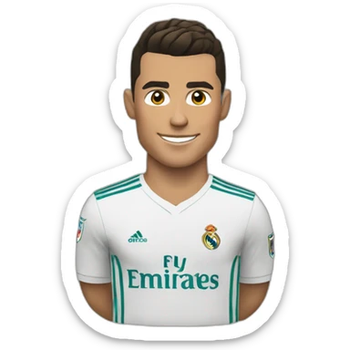 Cristiano ronaldo réal madrid sticker