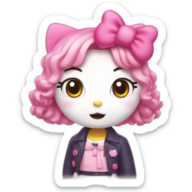 Hello kitty k drama sticker