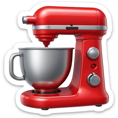 A mixer emoji in apple stile  sticker