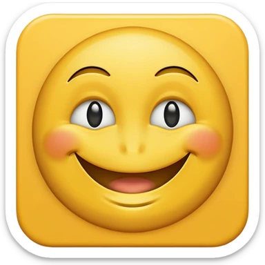 A smiley face will have a 👌 sign above its right eye, with its eye visible, and a 🤙 sign under its left cheek, close to the cheek. sticker