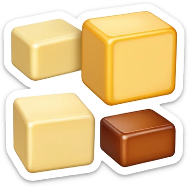 Flavored Butter Blocks sticker