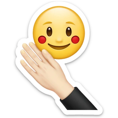 slitting my wrist normal round yellow emoji like traditional original emojis before the people ones sticker