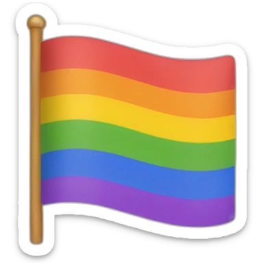 gay flag sticker