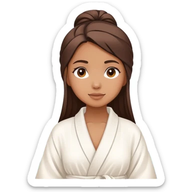 Girl in spa  sticker