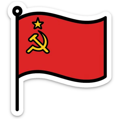 Soviet Union flag sticker
