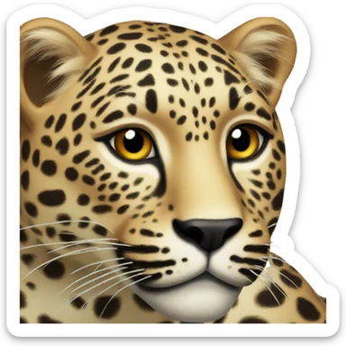 leopard sticker
