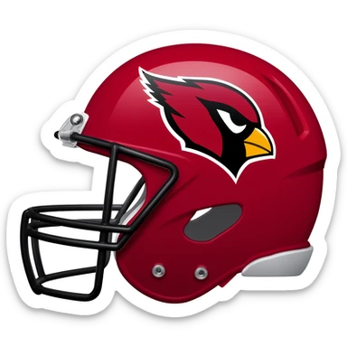 Arizona Cardinals NFL helmet sticker